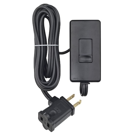 Leviton Leviton Black 300 W Tabletop Dimmer Slide Switch 1 pk R15-TBL03-10E